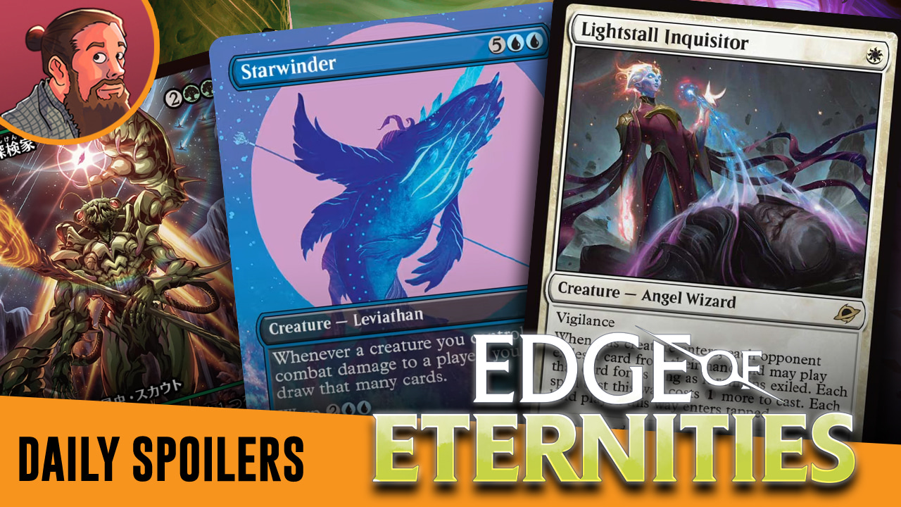 Image for Edge of Eternities Spoilers — July 16 | 1-mana Angel, Warping Leviathan and Lands Insect