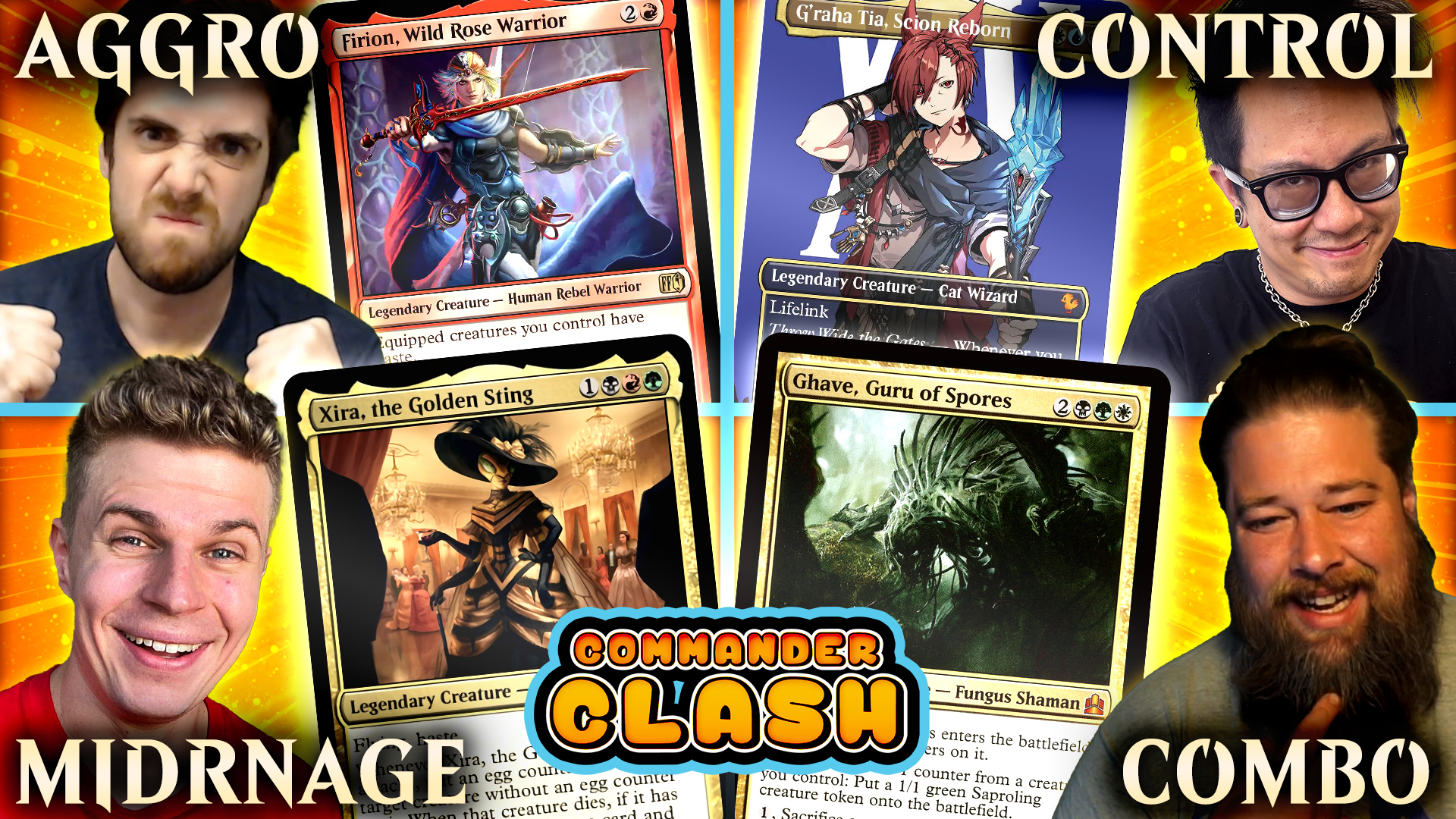 Image for Aggro vs Midrange vs Control vs Combo | Commander Clash S18 E23