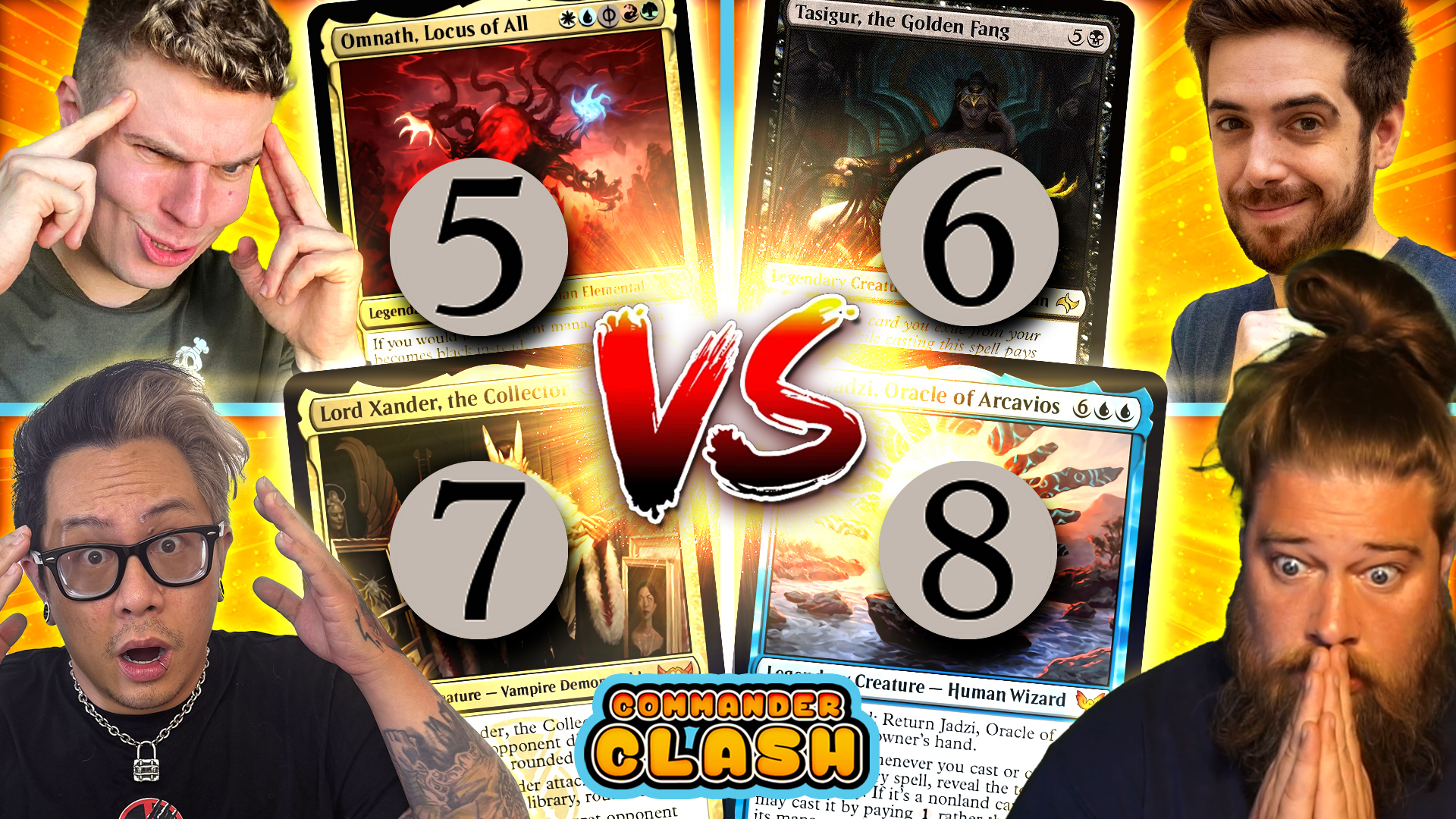 Image for 5-Drops vs 6-Drops vs 7-Drops vs 8-Drops | Commander Clash S18 E28