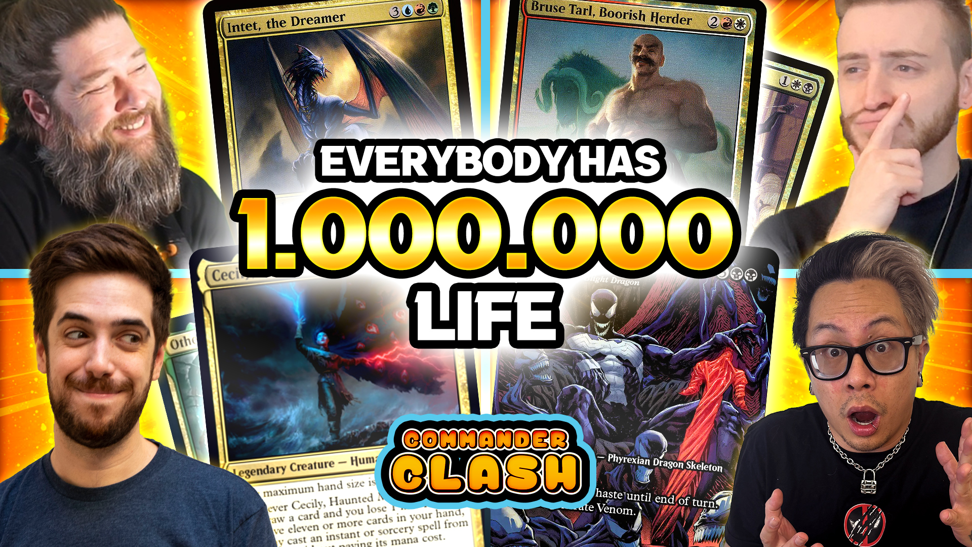 Image for Commander, but Everyone Starts with 1,000,000 Life | Commander Clash S19 E18
