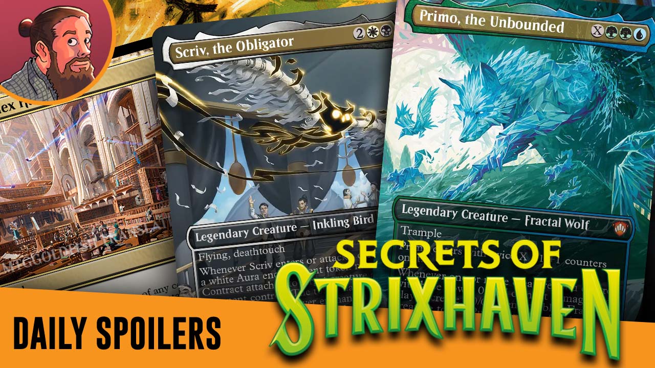 Image for Secrets of Strixhaven Spoilers — April 1 | All FIVE commander decks!