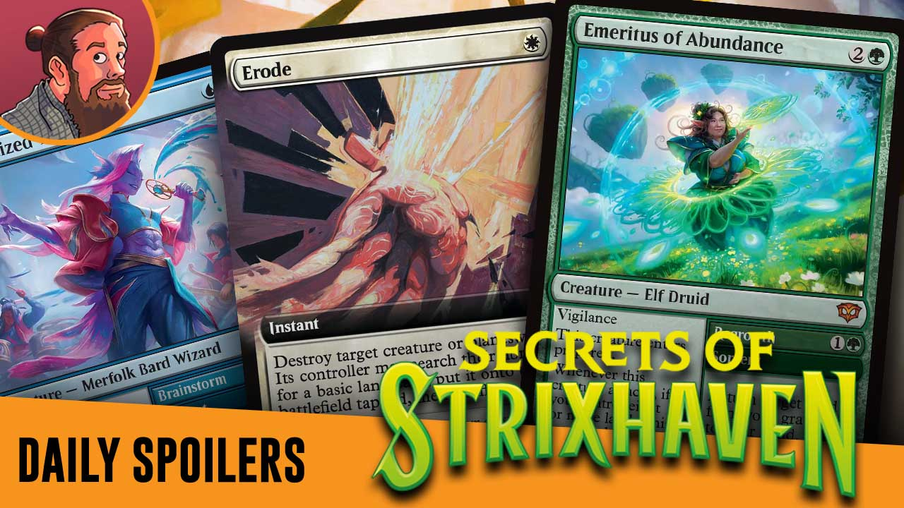 Image for Secrets of Strixhaven Spoilers — April 4-6 | Green Emeritus, Blue Paradigm and more!