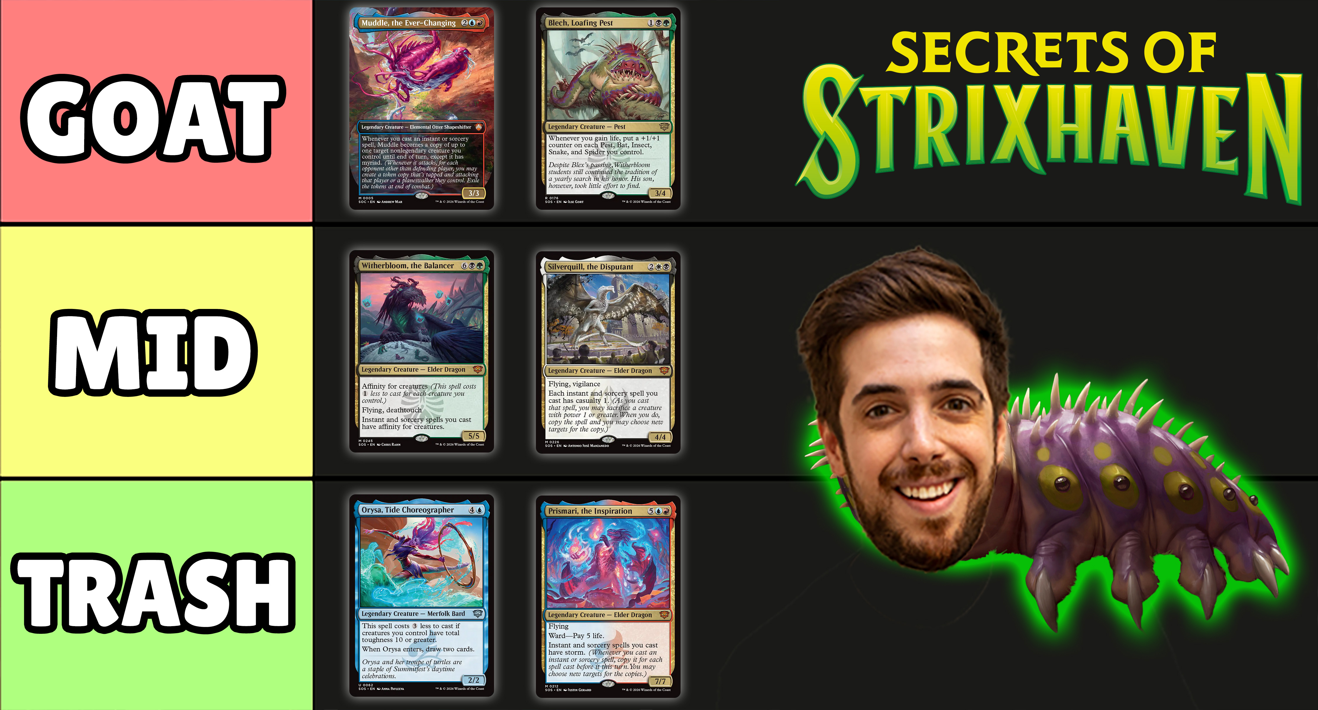 Image for Ranking All 36 Secrets of Strixhaven Commanders