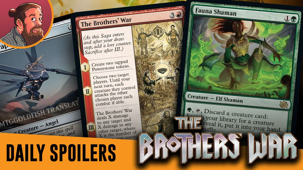 The Brothers' War Spoilers — November 1 Mass Animation Dryads,