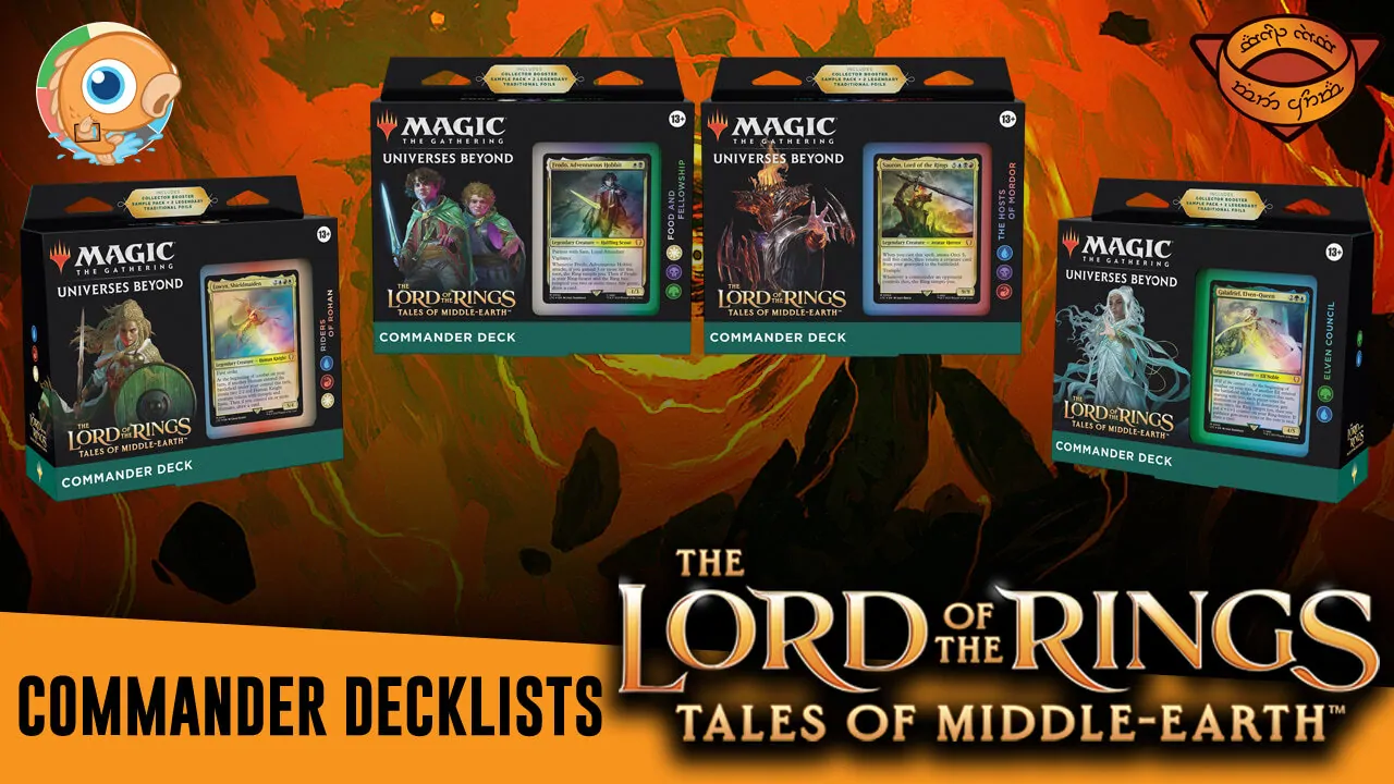 The Lord Of The Rings Tales Of Middle Earth Commander Decklists